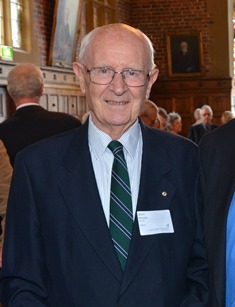 Geoff Neilson in the Senior School Dining Hall